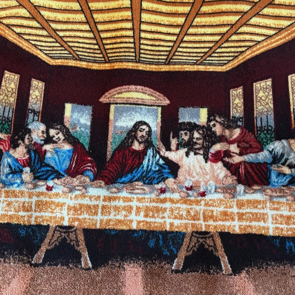 The Last Supper Tapestry Rug - Picture 3 of 4